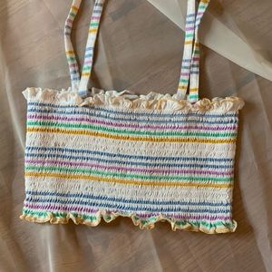 PacSun striped crop top